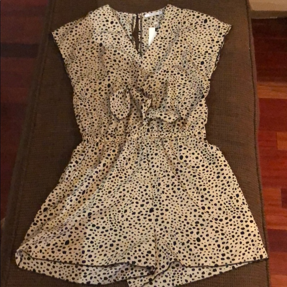 Women’s leopard romper